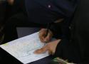 قسم المساعدات الخيرية يوزع القرطاسية على الايتام