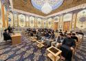 لليوم الثاني الجلسة الصباحية, جانبٌ من استضافةِ عددٍ من طلبة الجامعات من محافظة ذي قار في المدرسة المهدية الدينية في كربلاء المقدسة